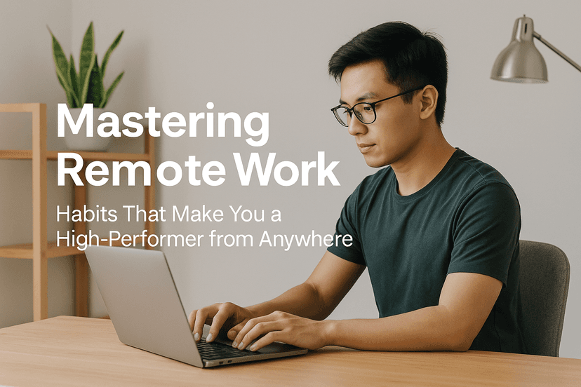 Cover Image for Mastering Remote Work: Habits That Make You a High-Performer from Anywhere