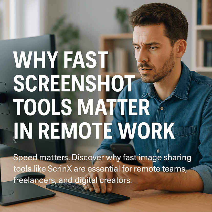 Cover Image for Why Fast Screenshot Tools Matter in Remote Work